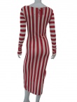 Jennifer Sindon Long Striped Dress