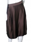 Jan & Carlos Skirt in satin with plies