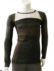 Rick Owens Maglia Girocollo con Tasca Fin.12