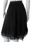 Angelos-Frentzos Skirt with lace flounce on bottom 