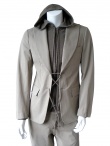 Angelos-Frentzos Jacket with knitted collar