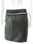 Clare Tough Leather skirt with elastic