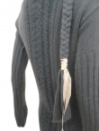 Jennifer Sindon Cardigan lungo treccia dietro