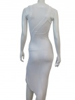 Nicolas & Mark Dress with ribbed inserts