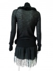 Angelos-Frentzos Highnecked jumper in georgette