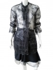 Angelos-Frentzos Tunic dress with ruffle flounces