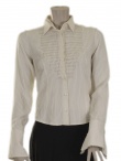 Angelos Frentzos Pre Shirt with pleated "bib"