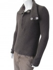 Nicolas & Mark Button Neck Sweater