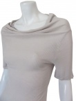 Vivia Ferragamo Shawl neck t-shirt