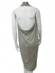 Angelos-Frentzos Dress with drape fastened at the neck