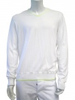 T-skin V-necked pullover