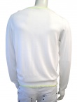 T-skin V-necked pullover