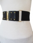 Angelos-Frentzos Belt elastic and leather