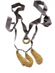 Angelos-Frentzos Necklace with ring and tassels