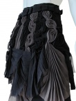 Angelos-Frentzos Shift skirt wih accordeon pleats