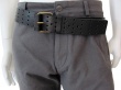 Angelos-Frentzos Perforated leather belt  