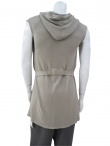 Lumen et umbra Gilet con Cappuccio