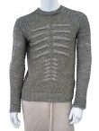 Domingo Rodriguez Roundnecked jumper with pies on the sleeves