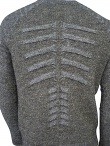 Domingo Rodriguez Roundnecked jumper with pies on the sleeves
