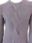 Giulio Bondi  Maxi Cable-knit Crewneck Sweater