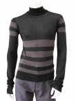 Giulio Bondi Turtleneck Striped Sweater