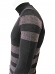 Giulio Bondi Turtleneck Striped Sweater