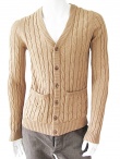 T-Shirt Cardigan con trecce