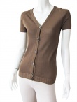 Delphine Wilson Cardigan a manica corta