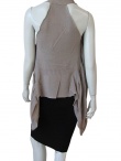 Delphine Wilson Sleeveless cardigan with scarf