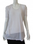 Delphine Wilson T-shirt with butterfly shoulder 