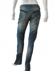 Vic-Torian Jeans con cuciture decorative