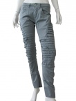 Vic-Torian Jeans con rilievo sfilacciato