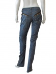 Vic-Torian Jeans con cuciture decorative