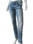 Vic-Torian Jeans con cuciture decorative