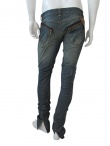 Vic-Torian Jeans with zippers and leather