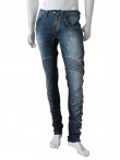 Vic-Torian Frayed Jeans with inlaid