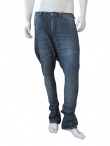 Vic-Torian Washed-out tea blue jeans with low crotch