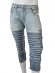 Vic-Torian Frayed Jeans Pedal Pucher