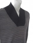 Nicolas & Mark Maglia m/l collo sciallato