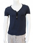 Nicolas & Mark Unstitched hem T-shirt