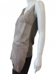 Nicolas & Mark Leather Patchwork Tank