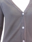Nicolas & Mark Cardigan con tessuto