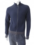 Nicolas & Mark Cardigan bipunto con zip