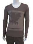 Nicolas & Mark Hurricane Print Crew Neck T-Shirt