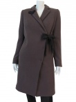 Volod'ja Overcoat with Lateral Bow