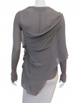 Nicolas & Mark T-shirt with lateral drapery