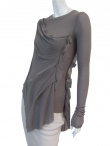 Nicolas & Mark T-shirt with lateral drapery