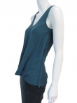 Nicolas & Mark Draped sleeveless t-shirt