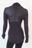 Nicolas & Mark T-shirt M/L collo drappeggiato