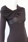 Nicolas & Mark T-shirt M/L collo drappeggiato
